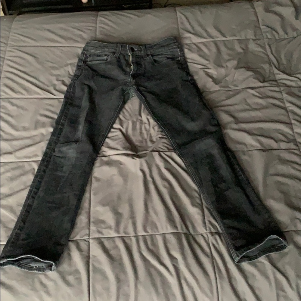 Men’s Slim Jeans - (Black) - Express